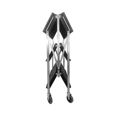 Gambar Rak Troli Lipat Serbaguna - Hitam/Silver