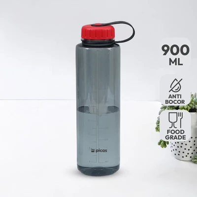 Gambar Picas Botol Minum Plastik Screw Lid 900 ml - Hitam