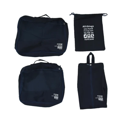Gambar Passport Tas Organizer Cube Set 4 pcs - Biru Navy