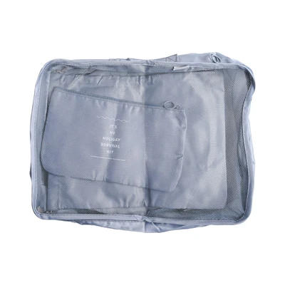 Gambar Passport Tas Organizer Cube Set 6 pcs - Abu-Abu