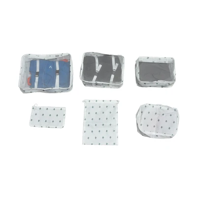 Gambar Passport Tas Organizer Cube Cactus Set 6 pcs - Putih