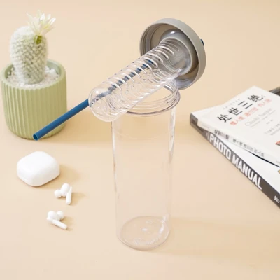 Gambar Ataru 700 Ml Botol Minum Infuser - Abu-abu