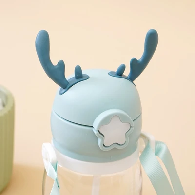 Gambar Ataru 600 Ml Botol Minum Anak Deer - Biru