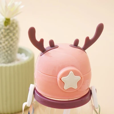 Gambar Ataru 550 Ml Botol Minum Anak Deer - Pink