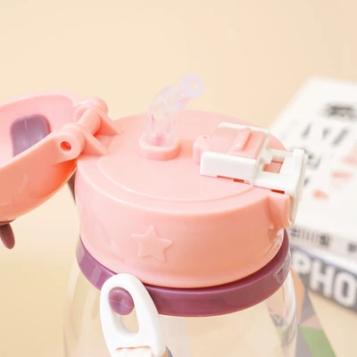 Gambar Ataru 550 Ml Botol Minum Anak Deer - Pink