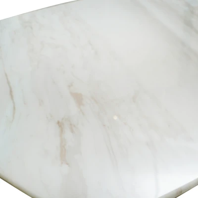 Gambar Informa Dracaena Meja Makan Marble 220x100x75 cm - Putih