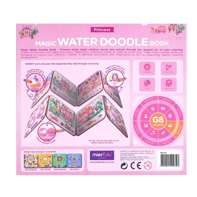 Gambar Mieredu Buku Magic Water Doodle Princess