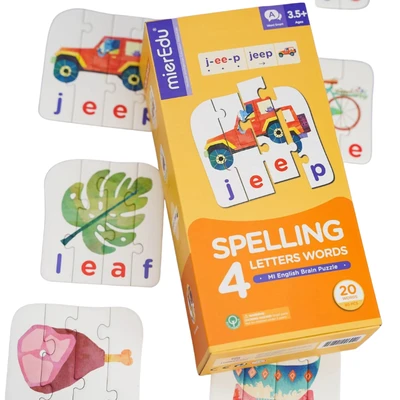 Gambar Mieredu Puzzle Spelling 4 Letters Words