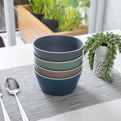 Gambar Delicia Mangkuk Keramik 14.5 cm - Hijau Matte