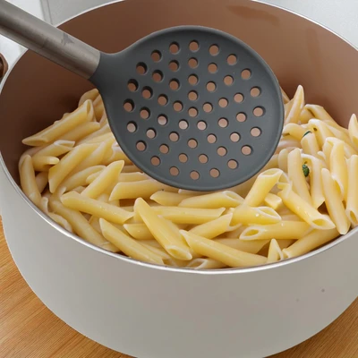 Gambar Culinart Sendok Saring Silikon Dengan Handle Stainless Steel