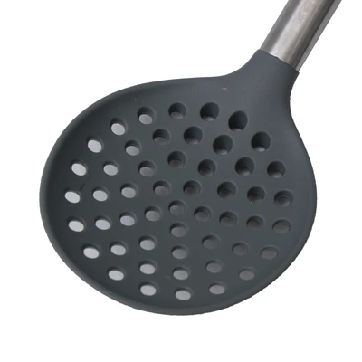 Gambar Culinart Sendok Saring Silikon Dengan Handle Stainless Steel