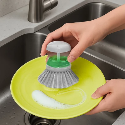 Gambar Proclean Sikat Penggosok Serbaguna Dengan Dispenser - Abu-Abu