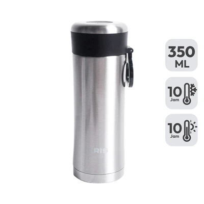 Kris Botol Vacuum Flask Double Wall 350 Ml Silver