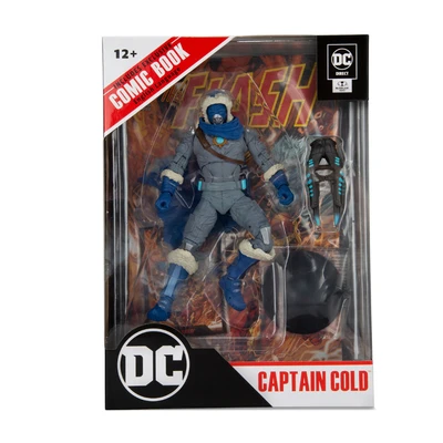 Gambar Mcfarlane Toys 7 Inci Dc Direct Captain Cold Dengan Comic