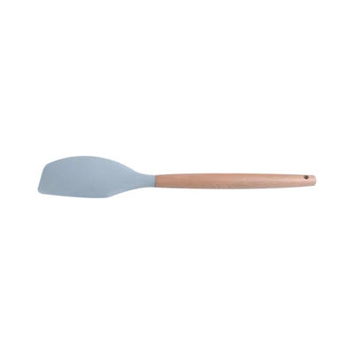 Gambar Ataru Spatula Scraper Silikon - Biru Dusty