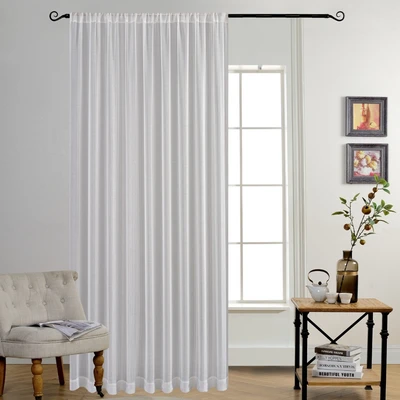 Gambar Informa Tirai Vitrase Stripe Brush 280x250 cm - Putih