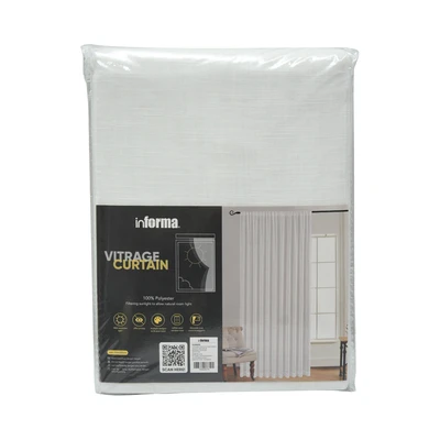 Gambar Informa Tirai Vitrase Textured 280x300 cm - Putih