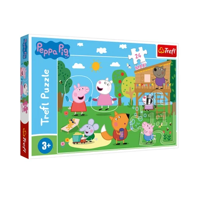 Gambar Trefl Puzzle Peppa Pig Fun In The Grass