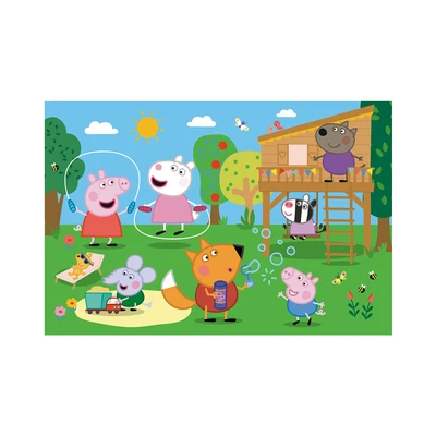 Gambar Trefl Puzzle Peppa Pig Fun In The Grass