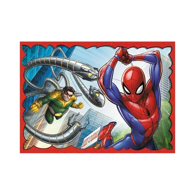 Gambar Trefl Puzzle 4 In 1 The Heroic Spiderman 34384