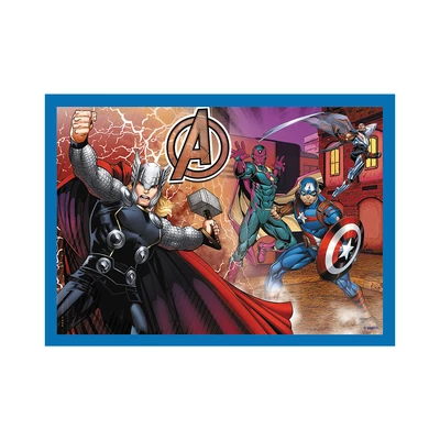 Gambar Trefl Puzzle 4 In 1 Brave Avengers 34386