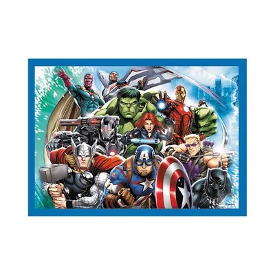 Gambar Trefl Puzzle 4 In 1 Brave Avengers 34386
