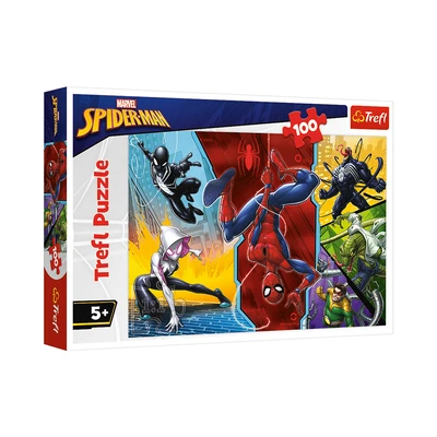 Gambar Trefl Puzzle Spiderman Upside Down 16347