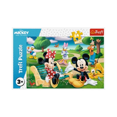 Gambar Trefl Puzzle Micky Mouse Among Friends