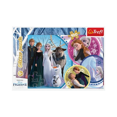 Gambar Trefl Puzzle Frozen Ii In The Glow Of Love