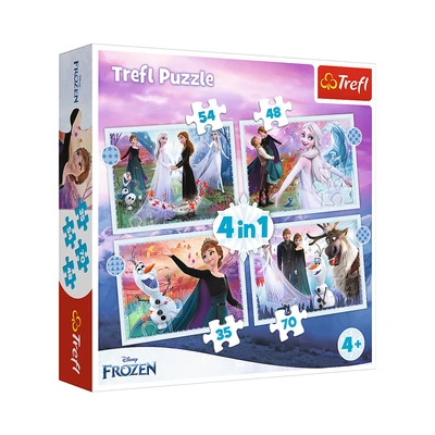 Jual Trefl Puzzle 4 In 1 Frozen Ii Magic Forest Terbaru | Ruparupa