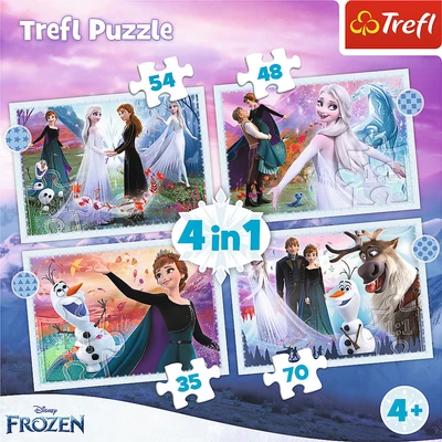 Jual Trefl Puzzle 4 In 1 Frozen Ii Magic Forest Terbaru | Ruparupa