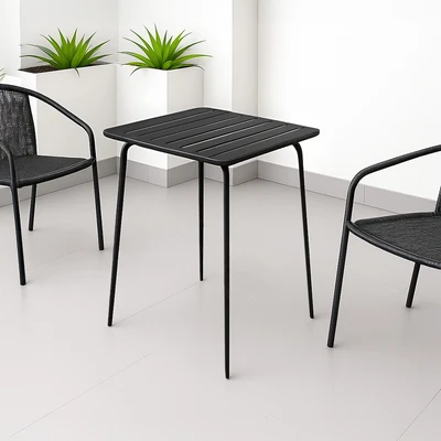 Gambar Informa Finch Meja Teras Square - Abu-Abu Tua