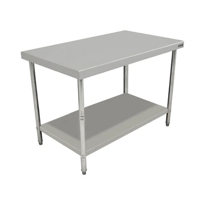 Gambar Kris Meja Dapur 2 Tingkat 120x70 cm - Silver