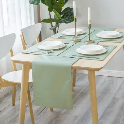 Gambar Informa Table Runner Polyester Water Repellent 33x180 cm - Hijau