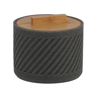 Gambar Stora Lucien Stoples Kapas Polyresin - Abu-Abu