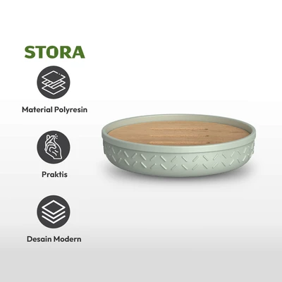 Gambar Stora Diamond Tempat Sabun Batang Polyresin - Hijau