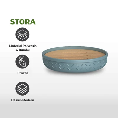 Gambar Stora Diamond Tempat Sabun Batang Polyresin - Biru