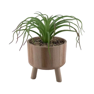 Gambar Arthome Tanaman Artifisial Big Airplant Dengan Pot Tripot 15.4x15.4x30 cm - Hijau