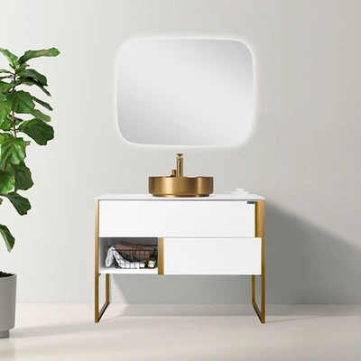 Gambar Home Galleria Odyn Set Kabinet Kamar Mandi - Putih