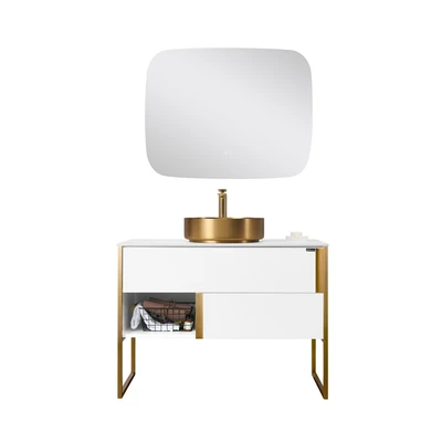 Gambar Home Galleria Odyn Set Kabinet Kamar Mandi - Putih