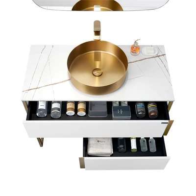 Gambar Home Galleria Odyn Set Kabinet Kamar Mandi - Putih
