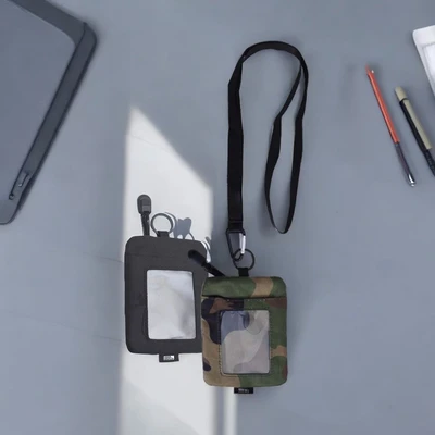 Gambar Ataru Card Holder Army Pattern Dengan Strap