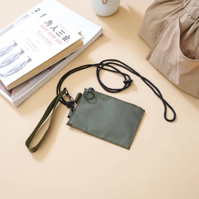 Gambar Ataru Id Card Holder Slim Dengan Strap - Hijau