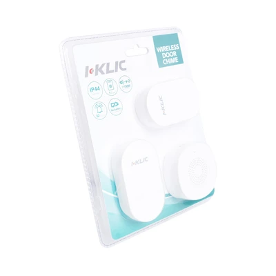 Gambar I-klic Bel Pintu Nirkabel Plug 2-ub01 - Putih