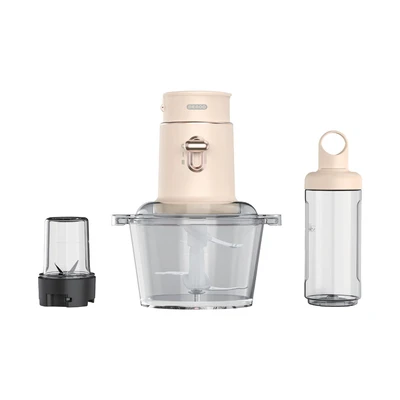 Gambar Memoo Mini Chopper Multifunction 3 In 1 - Krem