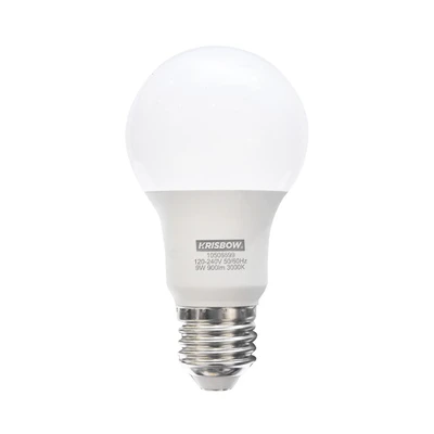 Gambar Krisbow Lumi Bohlam LED 9 Watt 900 Lumen Warm White E27 Set 5 pcs - Kuning