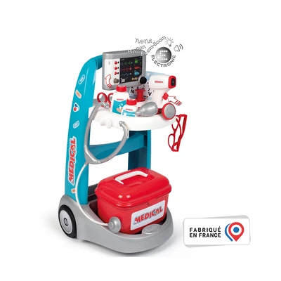 Gambar Smoby Playset Electronic Medical Trolley 7/340207