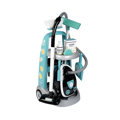 Gambar Smoby Playset Cleaning Trolley & Vacuum Cleaner