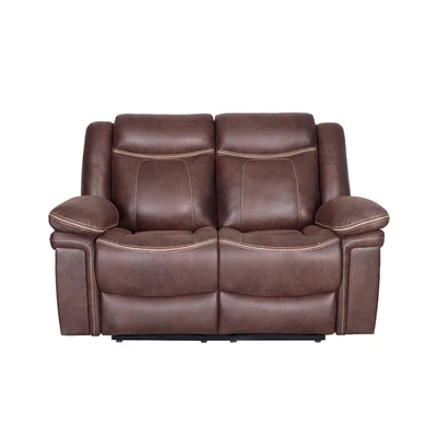 Gambar Selma Winchester Set Sofa Recliner Fabric - Cokelat