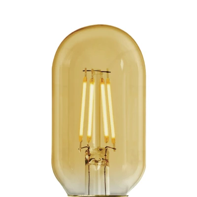 Gambar Krisbow Bohlam LED Filamen Tubular 4 Watt 345 Lumen Warm White E27 - Kuning
